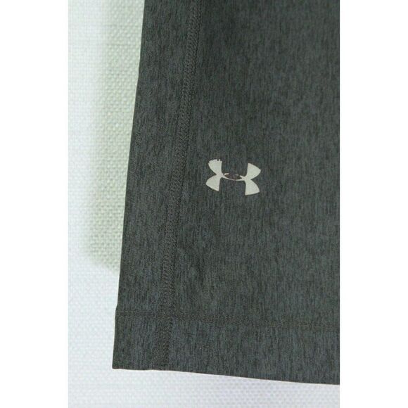Under Armour Girls Leggings  Heat Gear Gray Cropped Capri XS - Picture 2 of 4